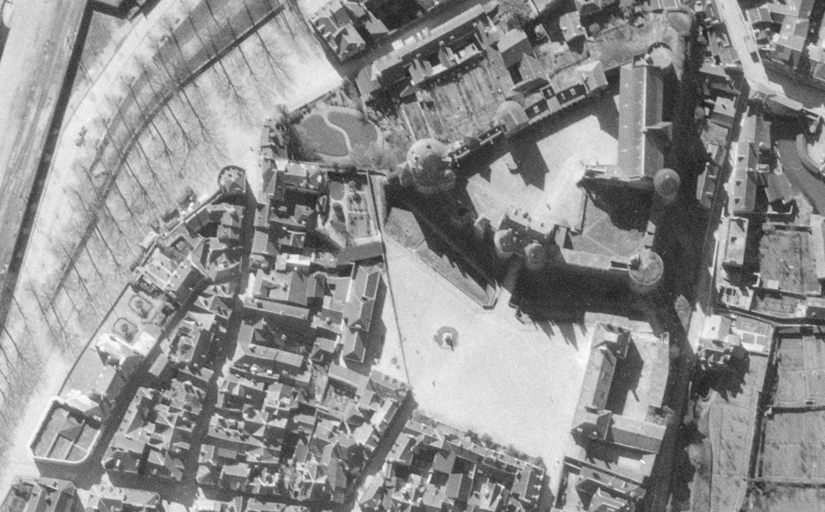 Château de Vitré, IGN 1947